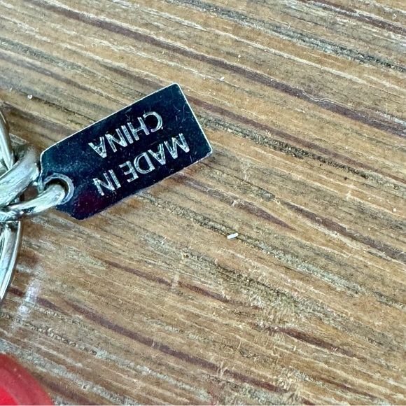 Coach Vintage Red Patent Leather Crab Key Fob - Picture 4 of 11